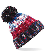 Corkscrew pom pom beanie — Black Jacks