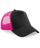 Snapback trucker — Black/Fuchsia