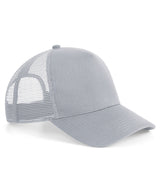 Microknit snapback trucker — Light Grey