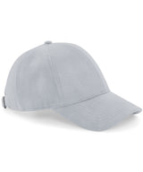Faux suede 6-panel cap — Light Grey