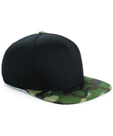 Camo snapback — Black/Jungle Camo