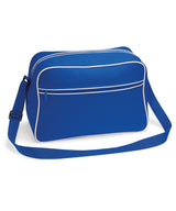 Retro shoulder bag — Bright Royal/White