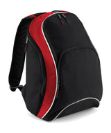 Teamwear backpack — Black/Classic Red/White