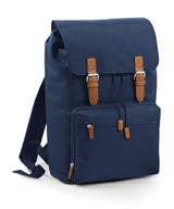 Vintage laptop backpack — French Navy