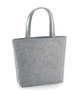 Felt shopper — Grey Melange