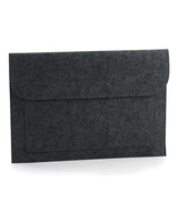 Felt laptop/document slip — Charcoal Melange