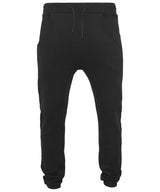 Heavy deep-crotch sweatpants — Black
