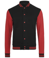 Sweat college jacket — Black/Red