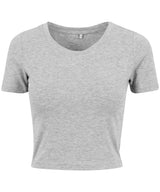 Women's cropped tee — Grey