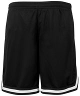 Two-tone mesh shorts — Black/Black/White