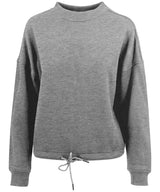 Women's oversize crew neck — Grey