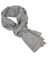 Jersey scarf — Heather Grey