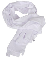 Jersey scarf — White