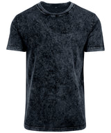 Acid washed tee — Dark Grey/White
