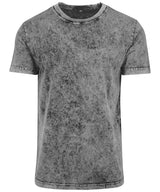 Acid washed tee — Grey/Black
