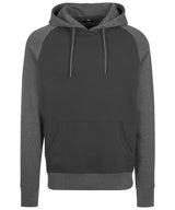 Raglan hoodie — Black/Charcoal
