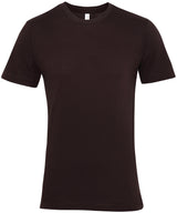 Unisex Jersey crew neck t-shirt — Brown