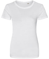 Women's Cascade organic tee — Arctic White