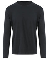 Erawan organic long-sleeve tee — Jet Black