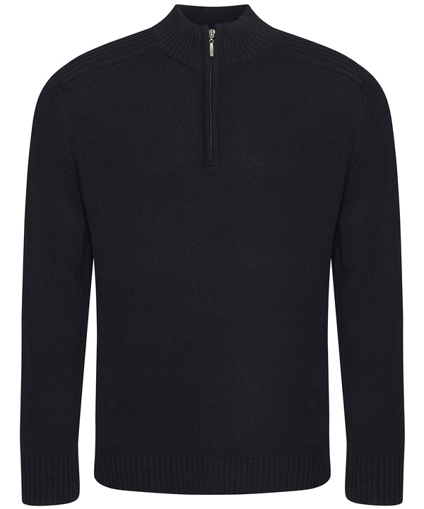 Wakhan ¼ regen zip knit sweater