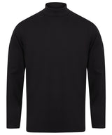 Long sleeve roll neck top — Navy