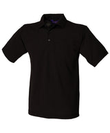 65/35 Classic piqué polo shirt — Black*