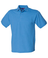 65/35 Classic piqué polo shirt — Mid Blue
