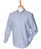 Long sleeve classic Oxford shirt — Blue*