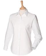 Women's classic long sleeve Oxford shirt — White