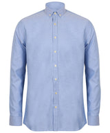 Modern long sleeve Oxford shirt — Blue