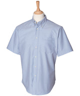 Short sleeve classic Oxford shirt — Blue*