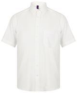 Wicking antibacterial short sleeve shirt — White