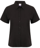 Women's wicking antibacterial short sleeve shirt — Black