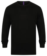 Crew neck jumper — Black