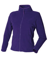 Women's microfleece jacket — Purple