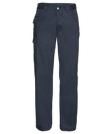Polycotton twill workwear trousers — French Navy