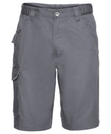Polycotton twill workwear shorts — Convoy Grey