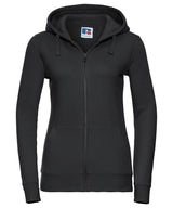 Women's authentic zipped hooded sweatshirt — Black*
