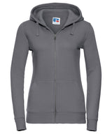 Women's authentic zipped hooded sweatshirt — Convoy Grey
