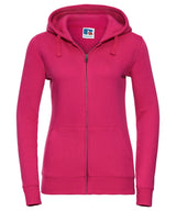 Women's authentic zipped hooded sweatshirt — Fuchsia