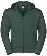 Authentic zipped hooded sweat — Bottle Green