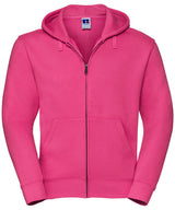 Authentic zipped hooded sweat — Fuchsia