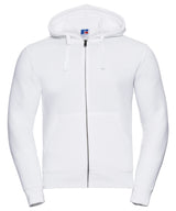 Authentic zipped hooded sweat — White