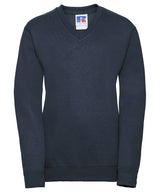 Kids v-neck sweatshirt — French Navy
