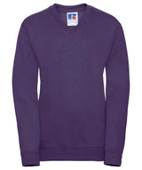 Kids v-neck sweatshirt — Purple