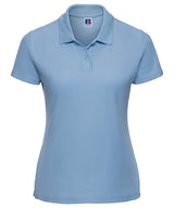 Women's classic polycotton polo — Sky