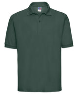 Classic polycotton polo — Bottle Green*
