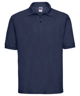 Classic polycotton polo — French Navy*†