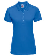 Women's stretch polo — Azure Blue