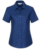 Women's short sleeve Oxford shirt — Bright Royal